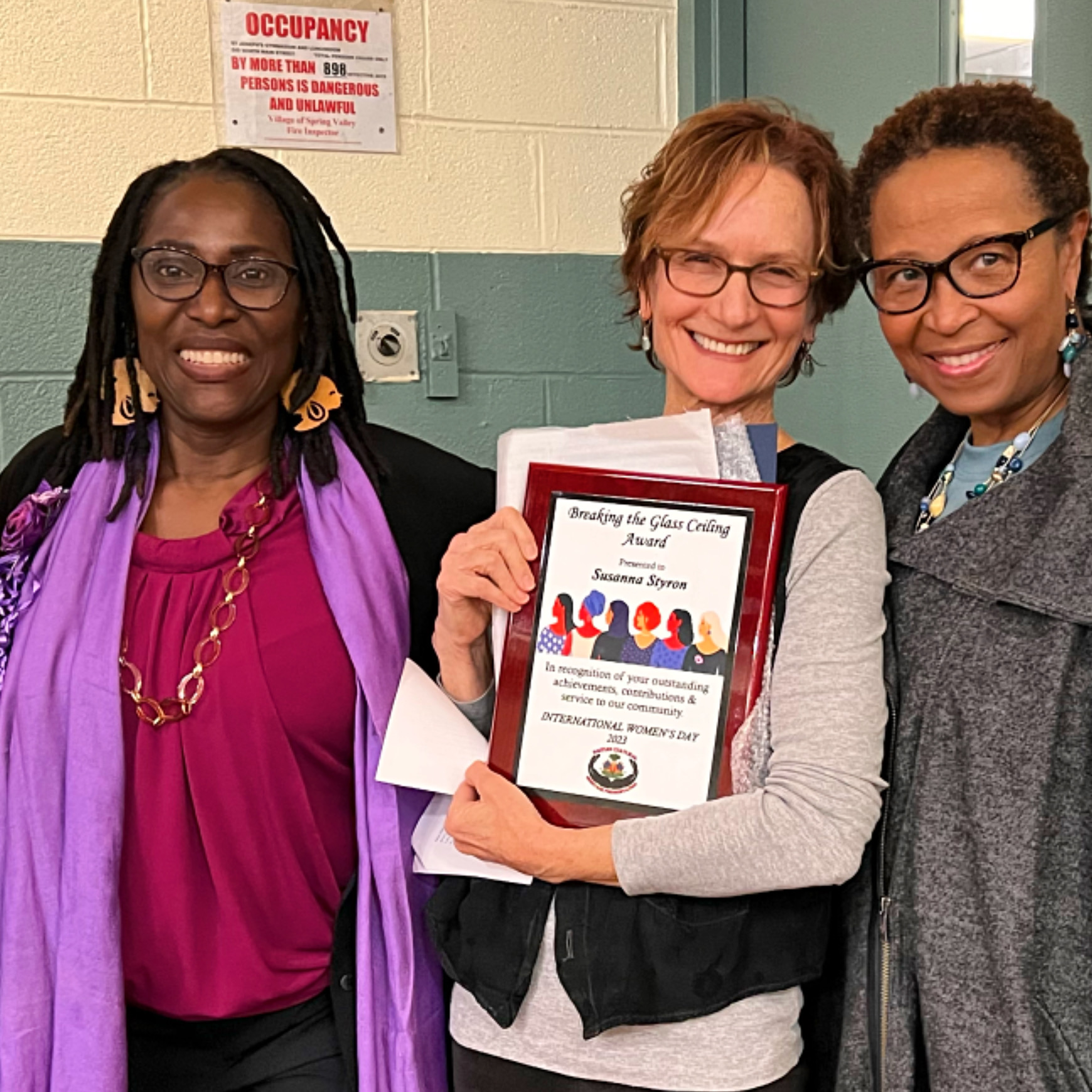 Styron with Haitian American Nurses (HANA)