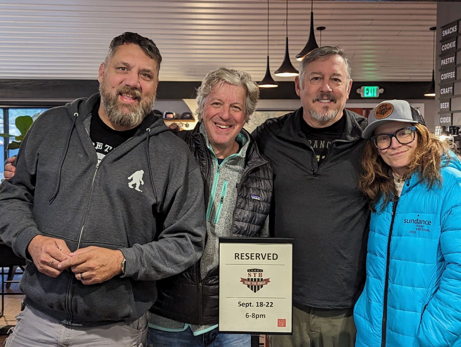 Sean Davis and-fellow WGI mentors at Save the Brave in Bend, Oregon Workshop