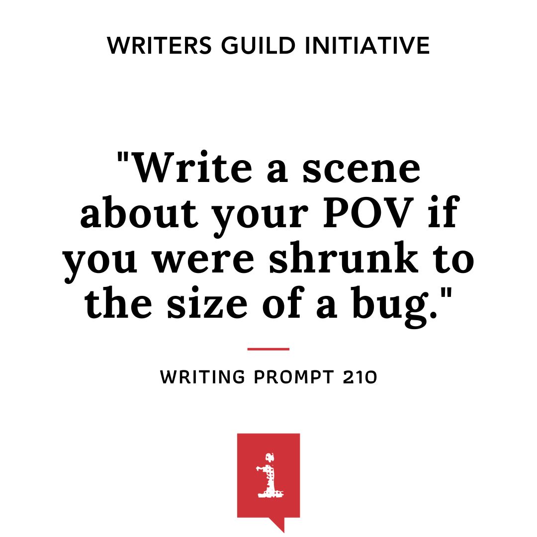 Write a scene about your POV if you were shrunk to the size of a bug.