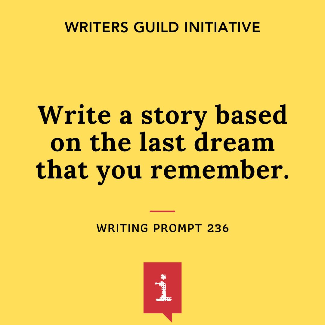 Write a story based on the last dream that you remember.